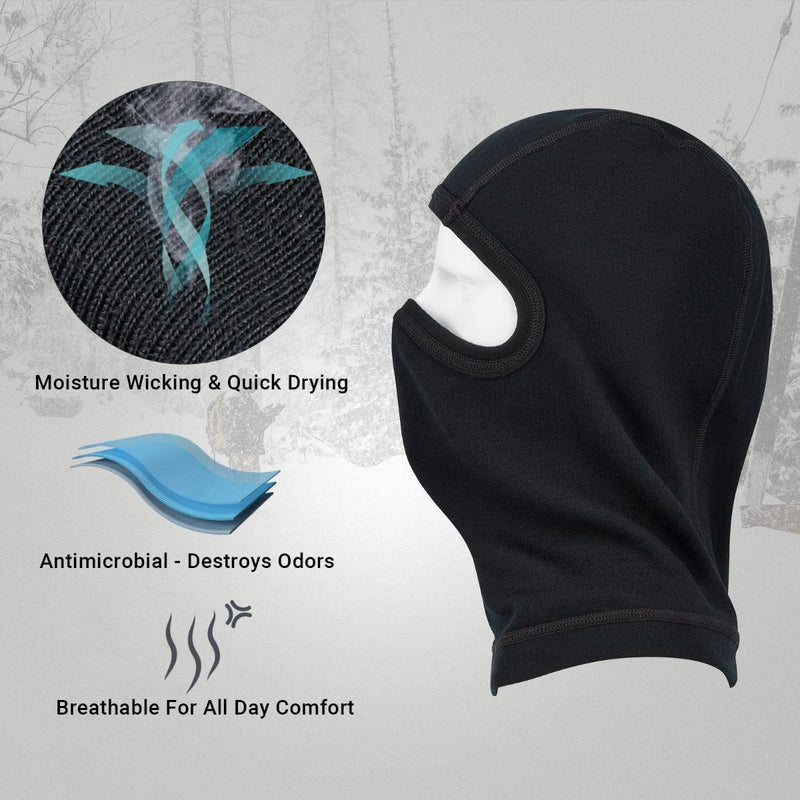Load image into Gallery viewer, METARINO blaclavas Wool Winter Face Mask Head Covering for Warmth