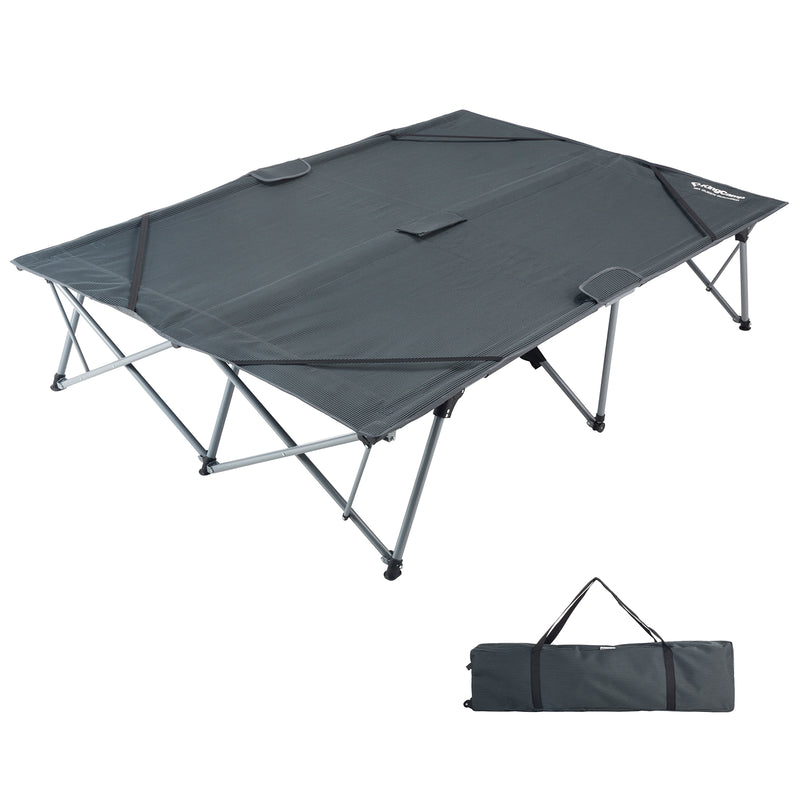 Laden Sie das Bild in Galerie -Viewer, KingCamp Deluxe Double Folding Camping Cot
