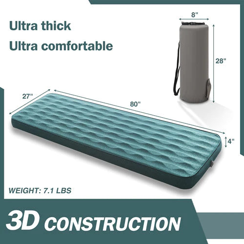 Load image into Gallery viewer, Self Inflating Camping Sleeping Pad Mattress