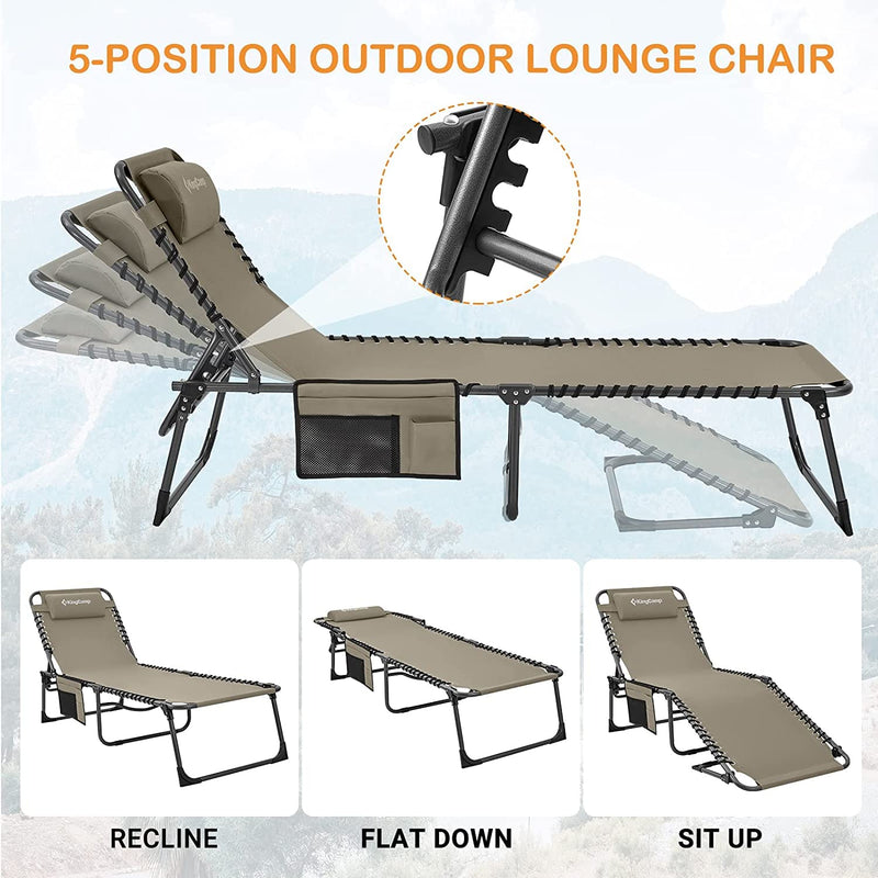 Load image into Gallery viewer, KingCamp BERLIN Classic Adjustable Cot Lounge Chair