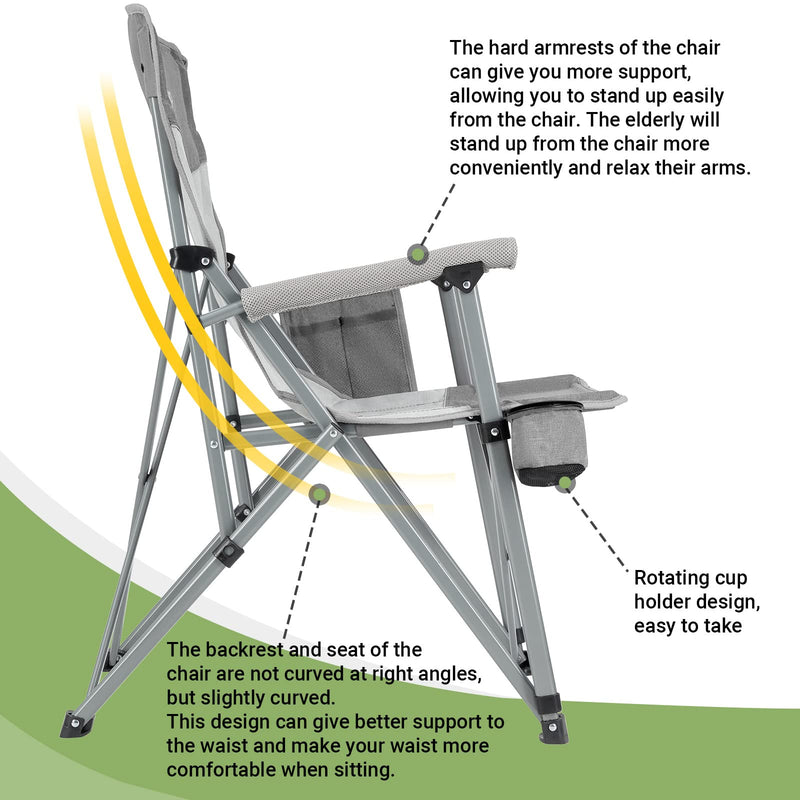 Cargue la imagen en el visor de la galería, KingCamp Hard Armchair Set of 2