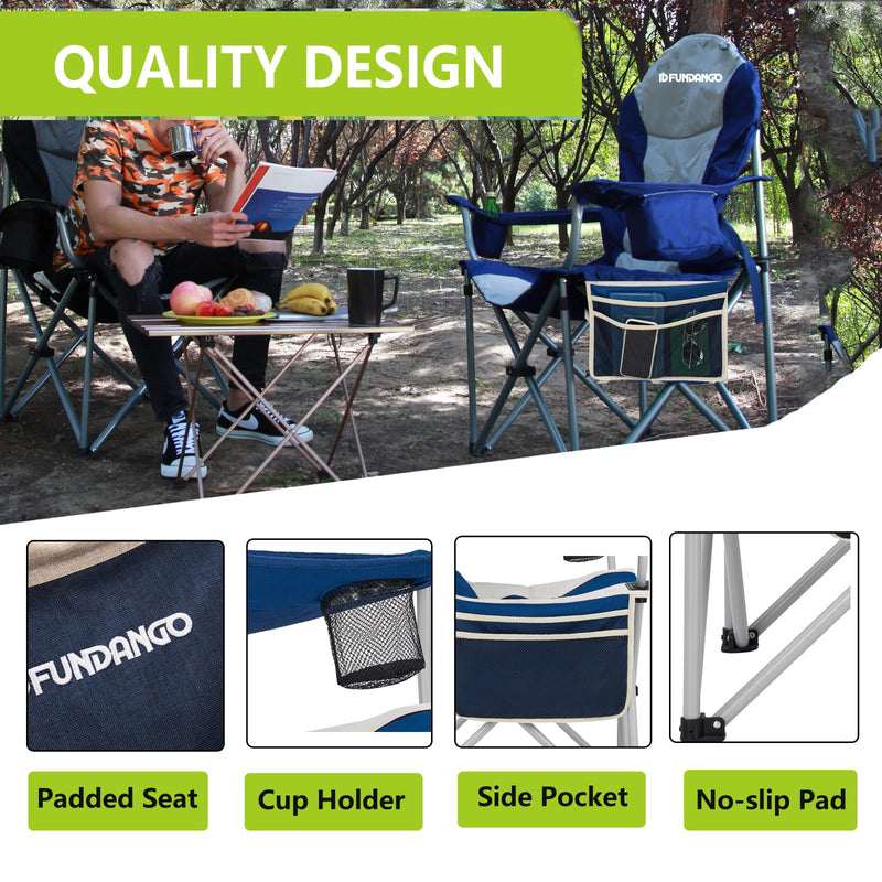 Load image into Gallery viewer, FUNDANGO Steel Armchair Set of 2