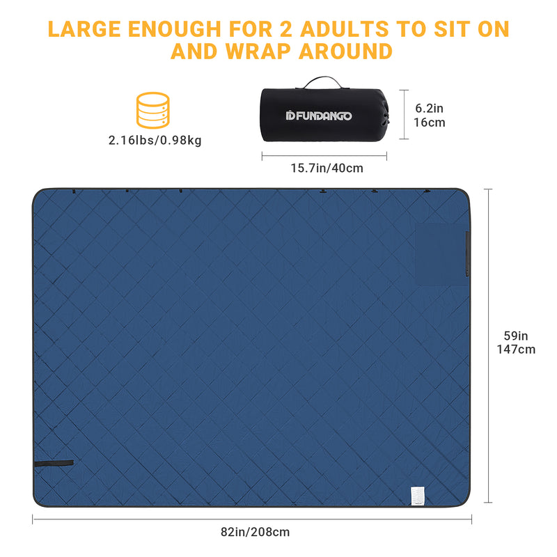 Load image into Gallery viewer, FUNDANGO FLORA Picnic Rug Picnic Blanket