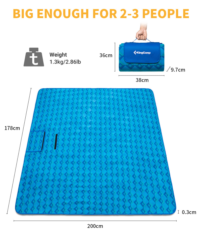 Load image into Gallery viewer, KingCamp Picnic Rug Picnic Blanket