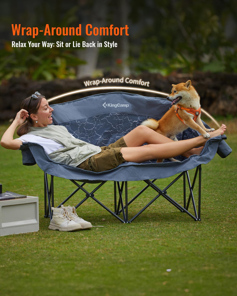 Load image into Gallery viewer, KingCamp Oversize Double Camping Loveseat