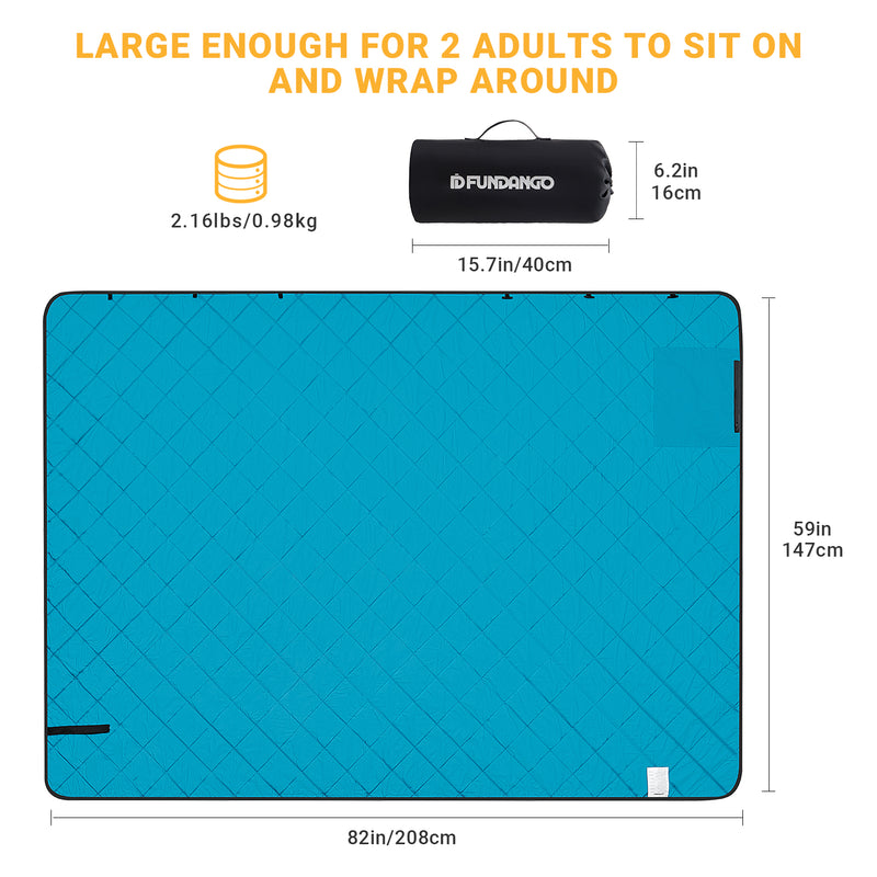 Load image into Gallery viewer, FUNDANGO FLORA Picnic Rug Picnic Blanket