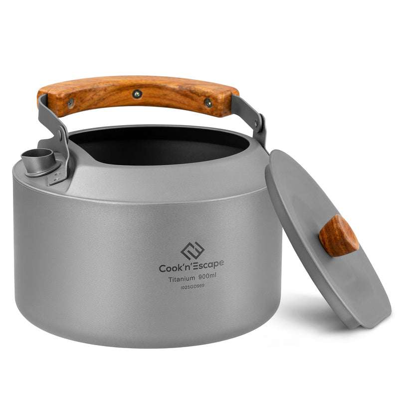 Load image into Gallery viewer, Cook&#39;n&#39;Escape Polar Night Kettle Titanium Kettle
