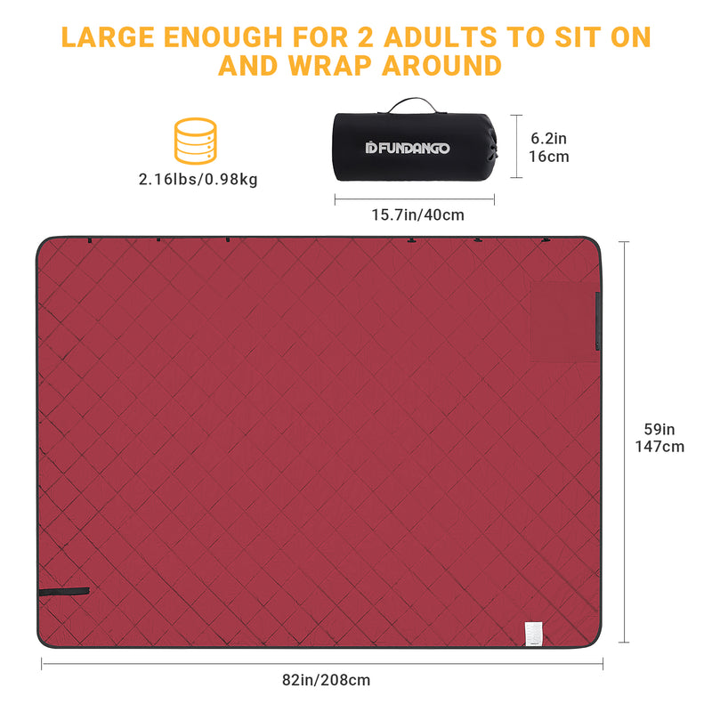 Load image into Gallery viewer, FUNDANGO FLORA Picnic Rug Picnic Blanket