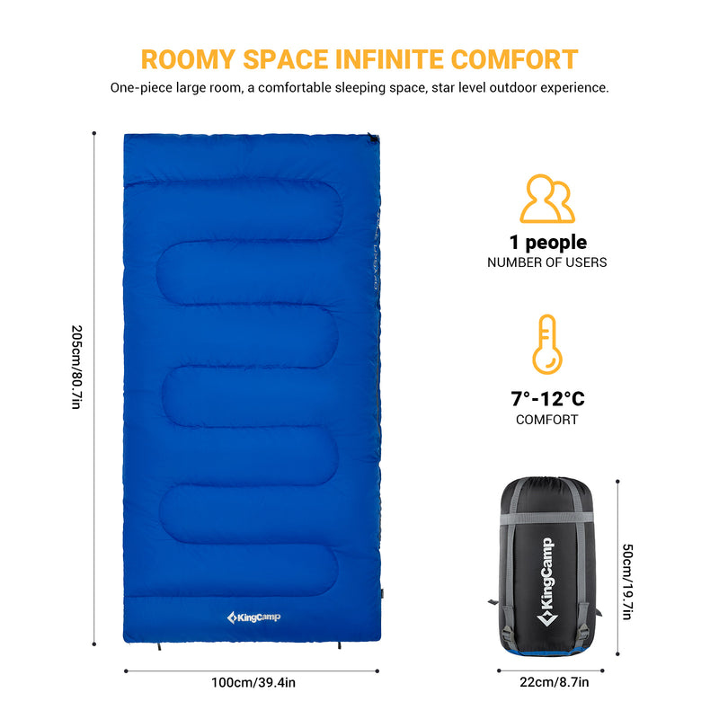 Load image into Gallery viewer, KingCamp OXYGEN Sleeping Bag-Envelope