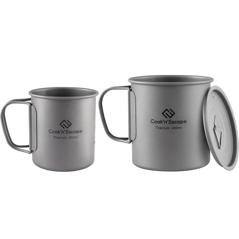 Load image into Gallery viewer, Cook'n'Escape 300ml+450ml Titanium Cup