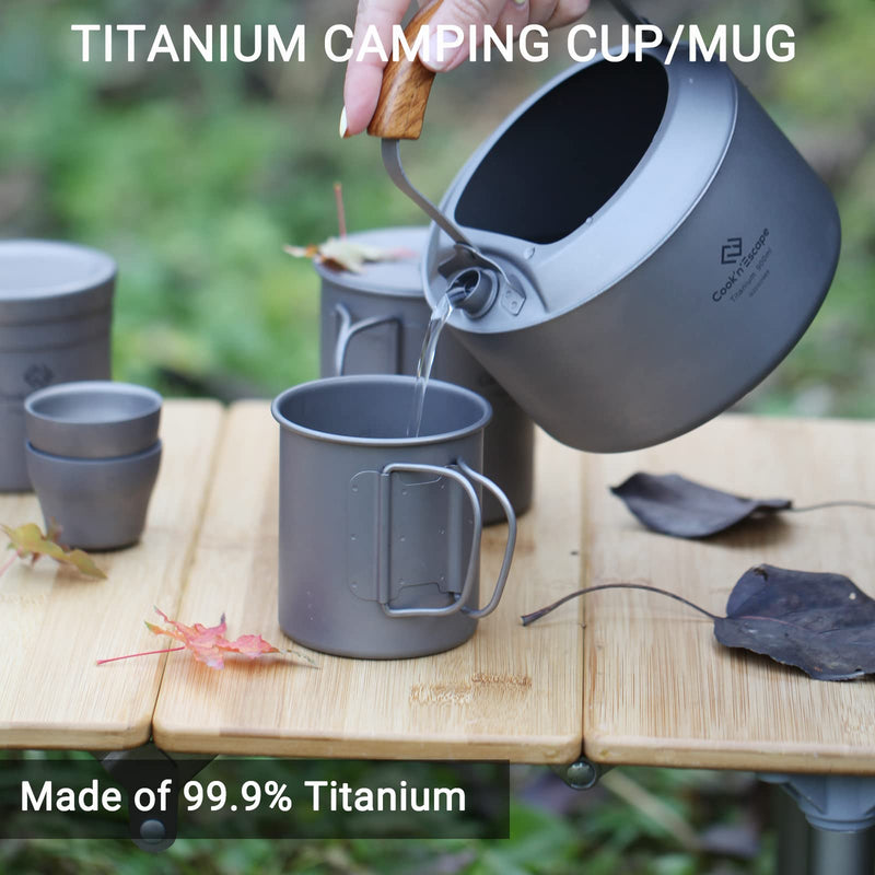 Load image into Gallery viewer, Cook'n'Escape 300ml+450ml Titanium Cup