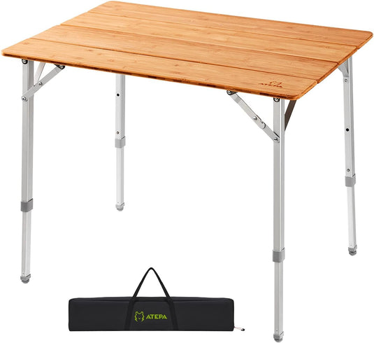 ATEPA BAMBOO 4-Folded Bamboo Table