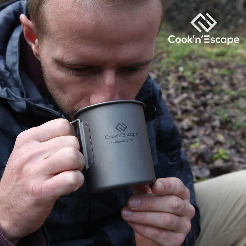 Load image into Gallery viewer, Cook'n'Escape 375ml Titanium Cup