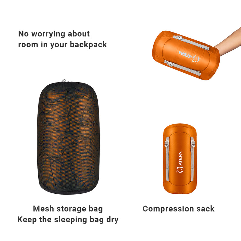 Load image into Gallery viewer, ATEPA DENALI 340L Down Sleeping Bag-Mummy