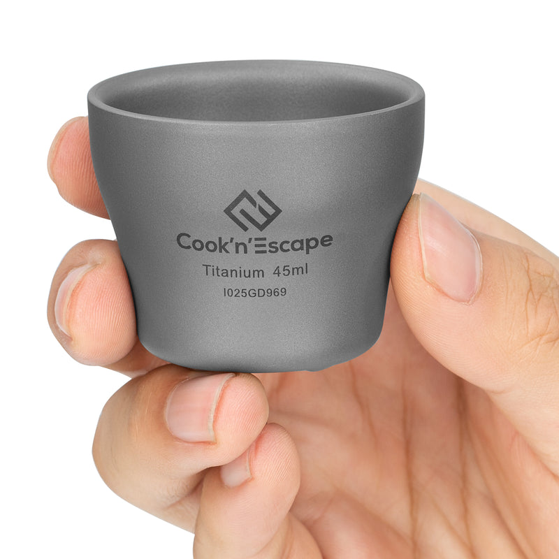 Load image into Gallery viewer, Cook'n'Escape Polar Night Drinking Cups Titanium Drinking Cups