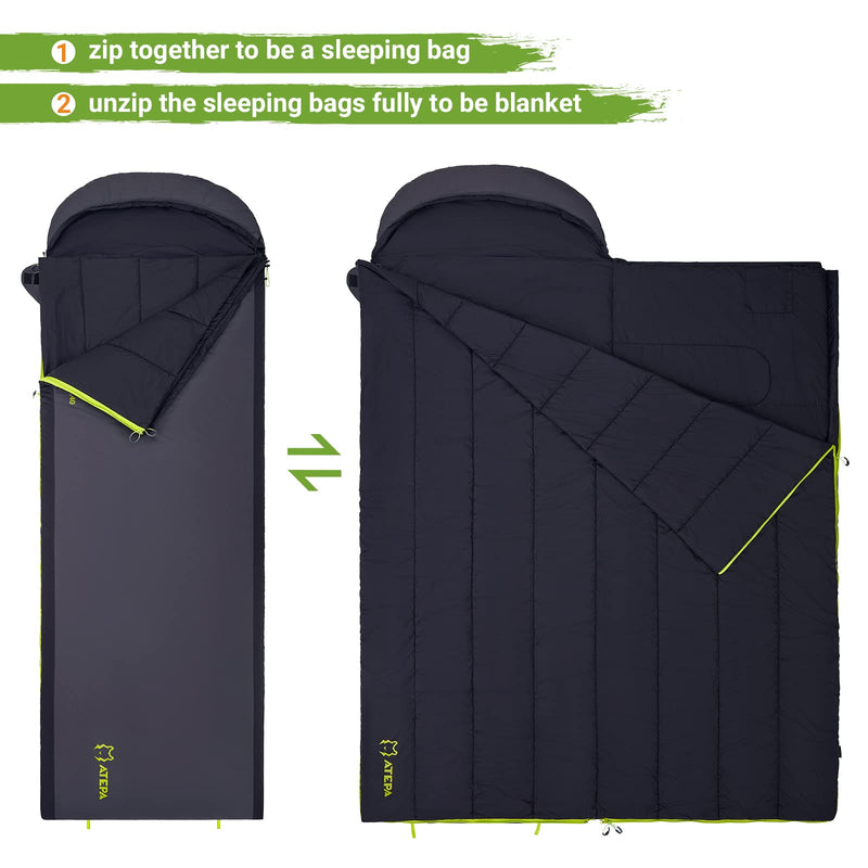 Load image into Gallery viewer, ATEPA VOLCANIC ROCK 240 3 in 1 Sleeping Bag