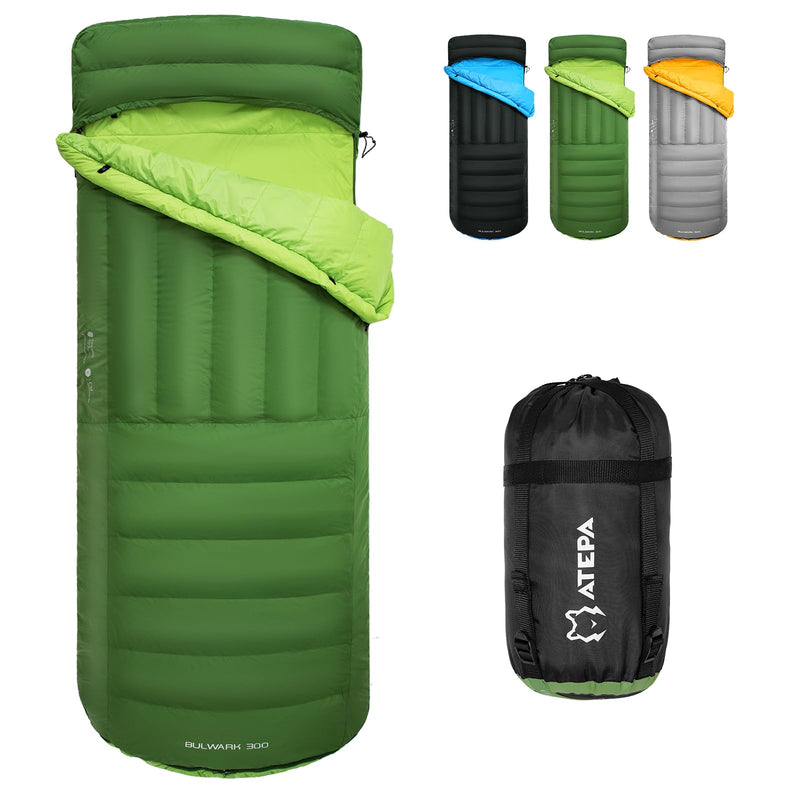Load image into Gallery viewer, ATEPA BULWARK 300 Down Sleeping Bag-Envelope With Hood
