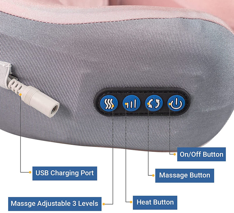 Cargue la imagen en el visor de la galería, Almohada de masaje de cuello EEZEE