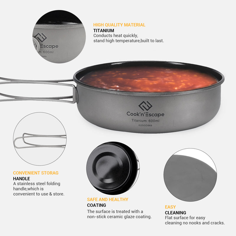 Load image into Gallery viewer, Cook'n'Escape Titanium Frying Pan