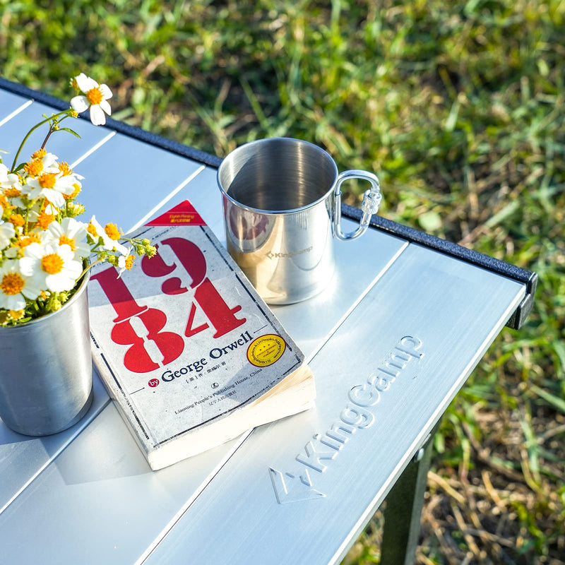 Cargue la imagen en el visor de la galería, KingCamp MARBLE PLUS Folding Table Aluminum Camping Table