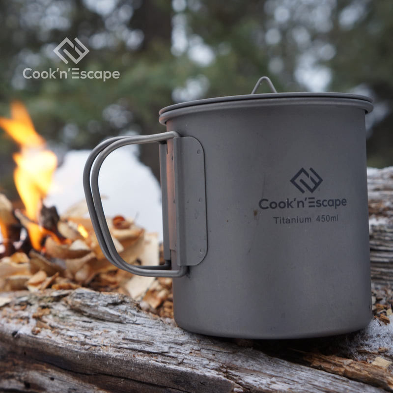 Load image into Gallery viewer, Cook'n'Escape 450ml Titanium Cup