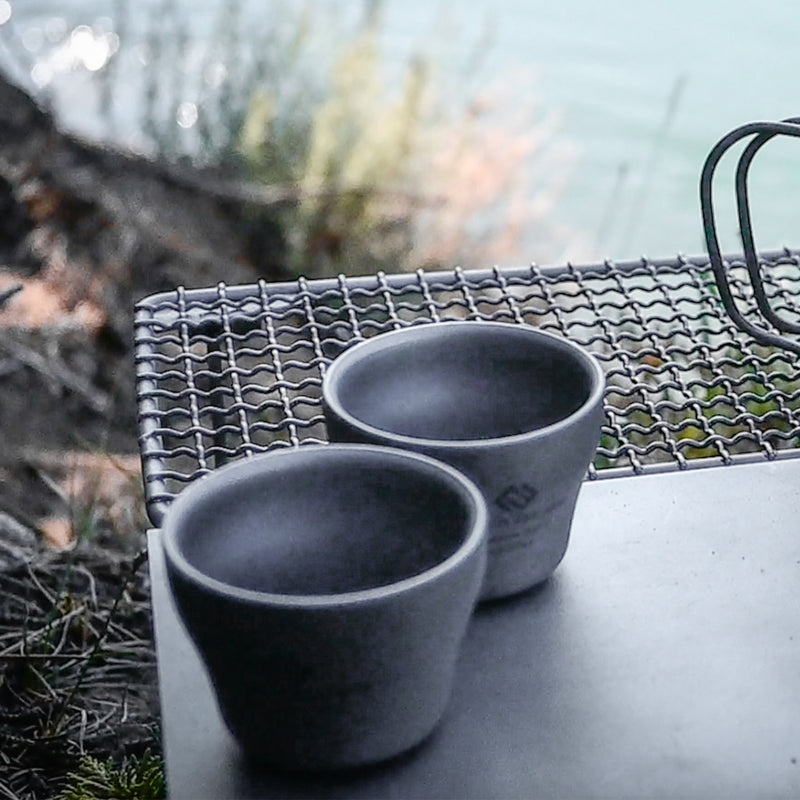 Load image into Gallery viewer, Cook'n'Escape Polar Night Drinking Cups Titanium Drinking Cups