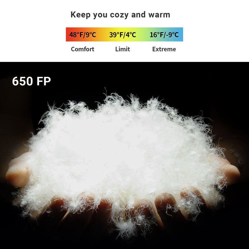 Load image into Gallery viewer, ATEPA DENALI 340L Down Sleeping Bag-Mummy Cozy and Warm