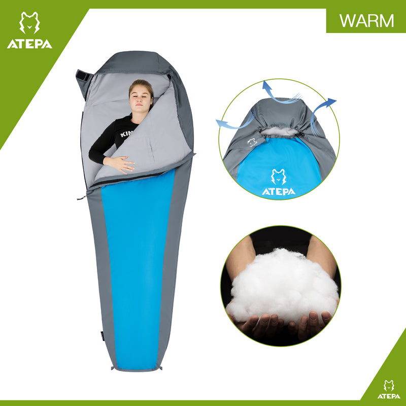 Load image into Gallery viewer, ATEPA Compact 1000 Ultra Light Sleeping Bag