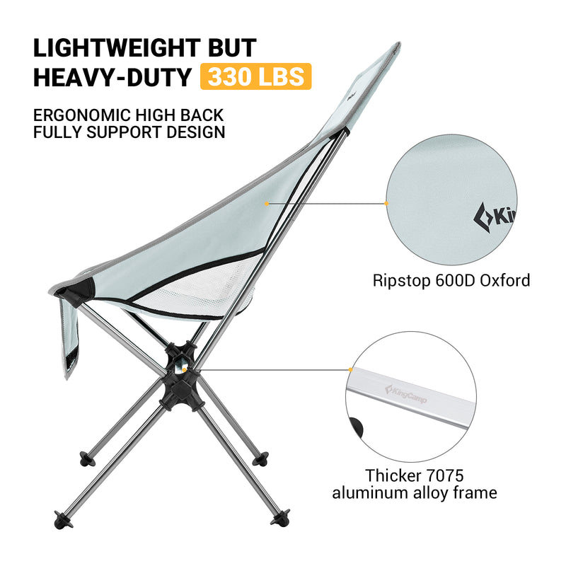 Load image into Gallery viewer, KingCamp Ultralight Highback Camping Chair