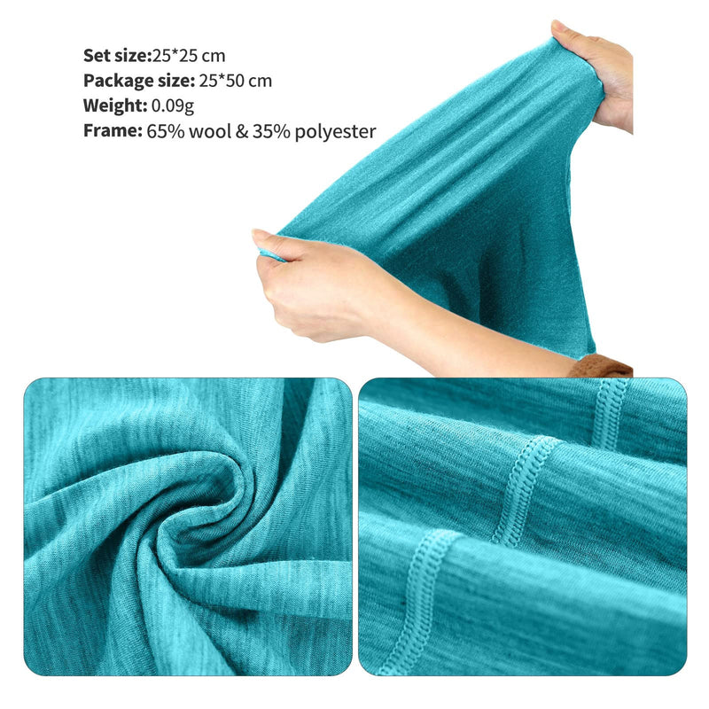 Cargue la imagen en el visor de la galería, METARINO Polainas de cuello Calentador de cuello de lana Mascarilla facial ligera