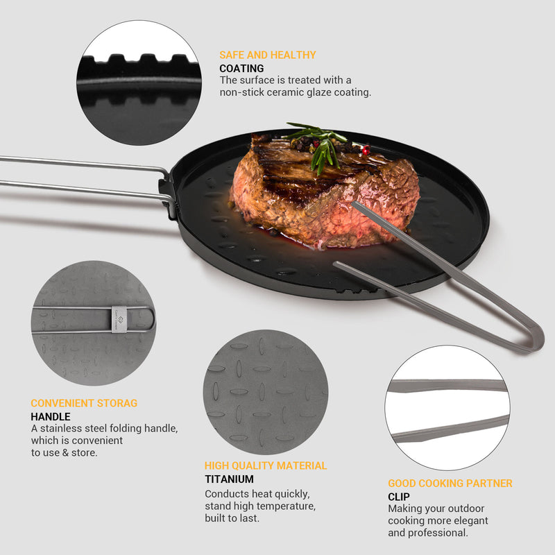 Load image into Gallery viewer, Cook'n'Escape Titanium Grill Pan
