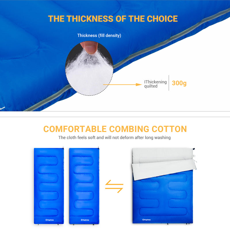 Load image into Gallery viewer, KingCamp OXYGEN Sleeping Bag-Envelope