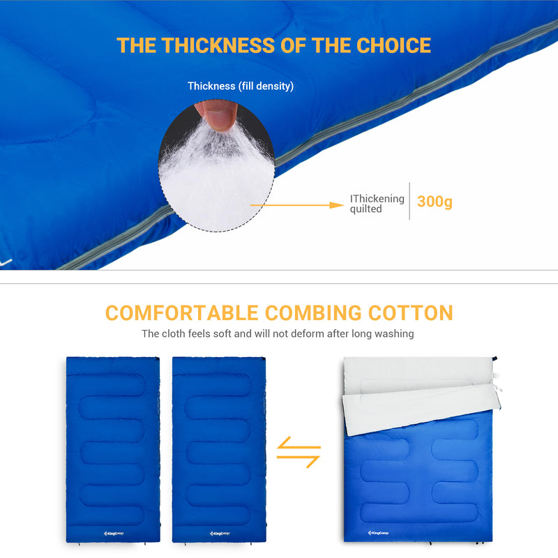 Load image into Gallery viewer, KingCamp OXYGEN Sleeping Bag-Envelope