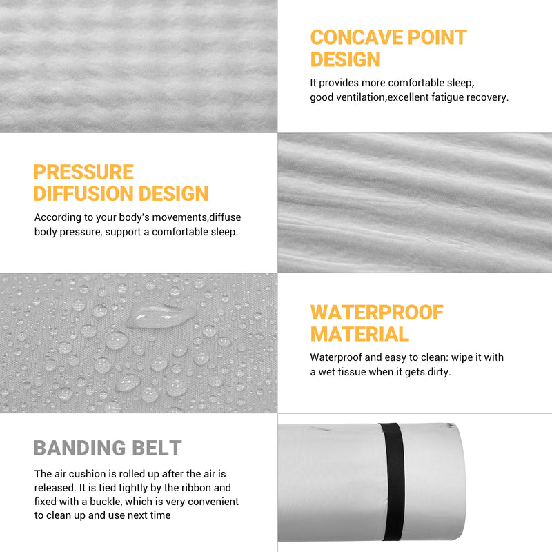 Load image into Gallery viewer, KingCamp Double Self-inflatable Pad