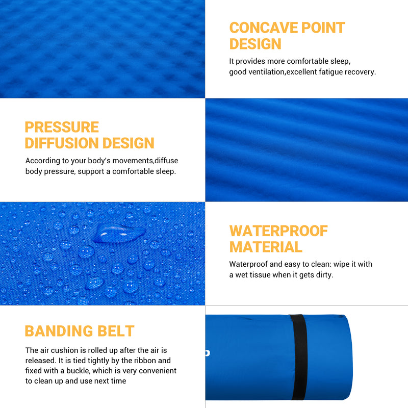 Load image into Gallery viewer, KingCamp Double Self-inflatable Pad