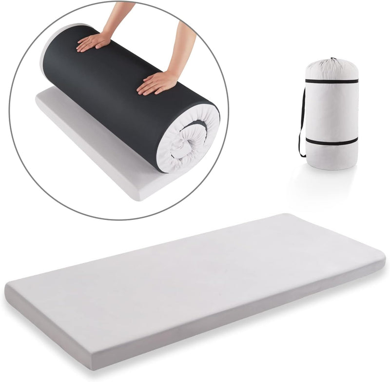 Load image into Gallery viewer, Memory Foam Camping Mattress Camping Sleeping Pad with Removable Cover