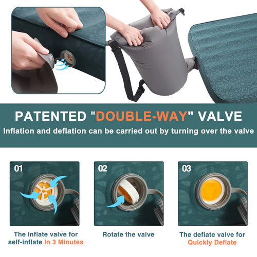 Load image into Gallery viewer, Self Inflating Camping Sleeping Pad Mattress