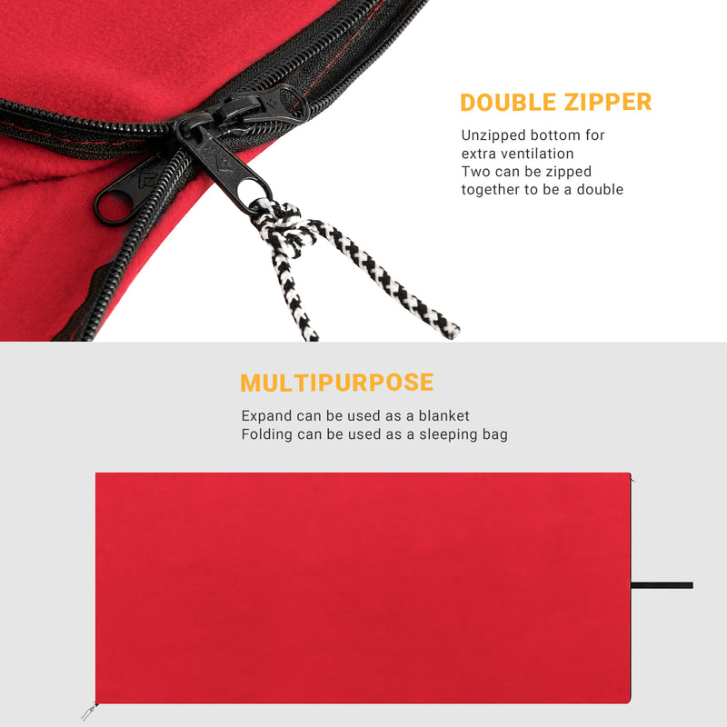 Load image into Gallery viewer, KingCamp SPRING Fleece Liner/Sleeping Bag