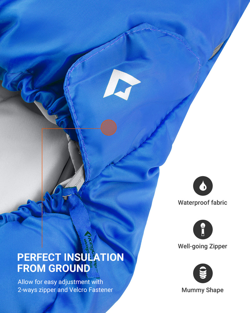 Load image into Gallery viewer, KingCamp Treck 300 Sleeping Bag-Mummy