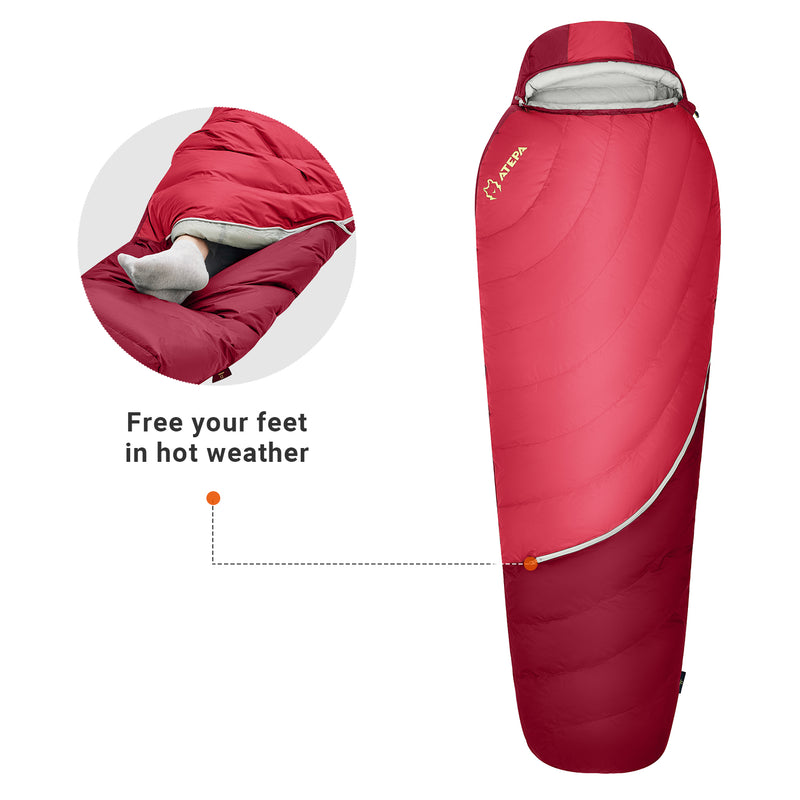 Load image into Gallery viewer, ATEPA DENALI 550L Down Sleeping Bag-Mummy