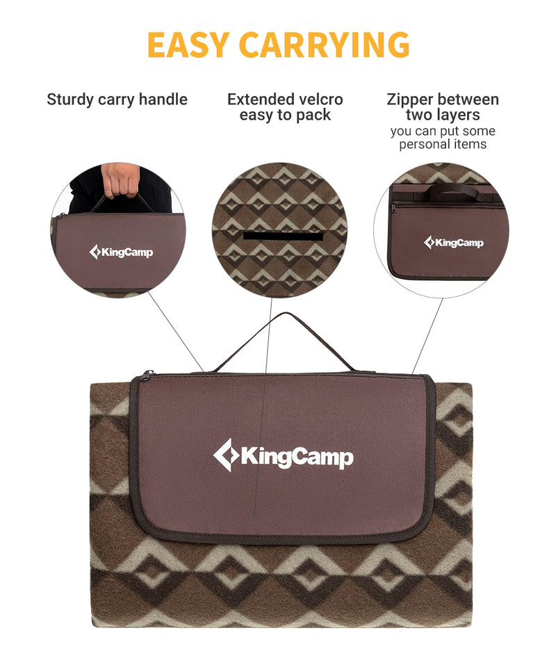 Load image into Gallery viewer, KingCamp Picnic Rug Picnic Blanket