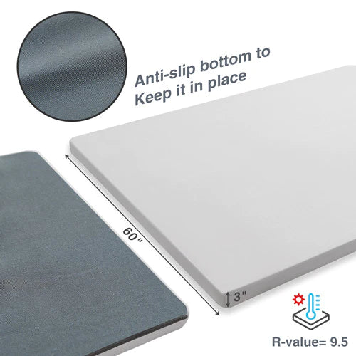 Load image into Gallery viewer, Memory Foam Camping Mattress Camping Sleeping Pad with Removable Cover