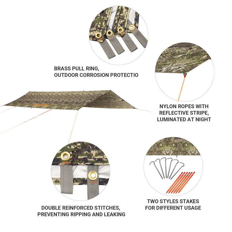 Load image into Gallery viewer, KingCamp Rimini XL Tarp