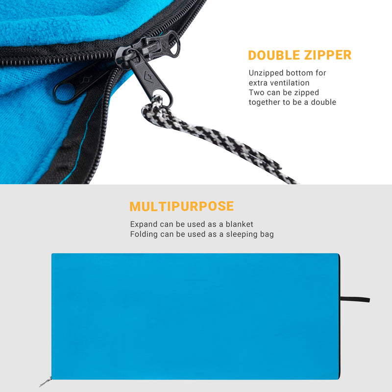 Load image into Gallery viewer, KingCamp SPRING Fleece Liner/Sleeping Bag