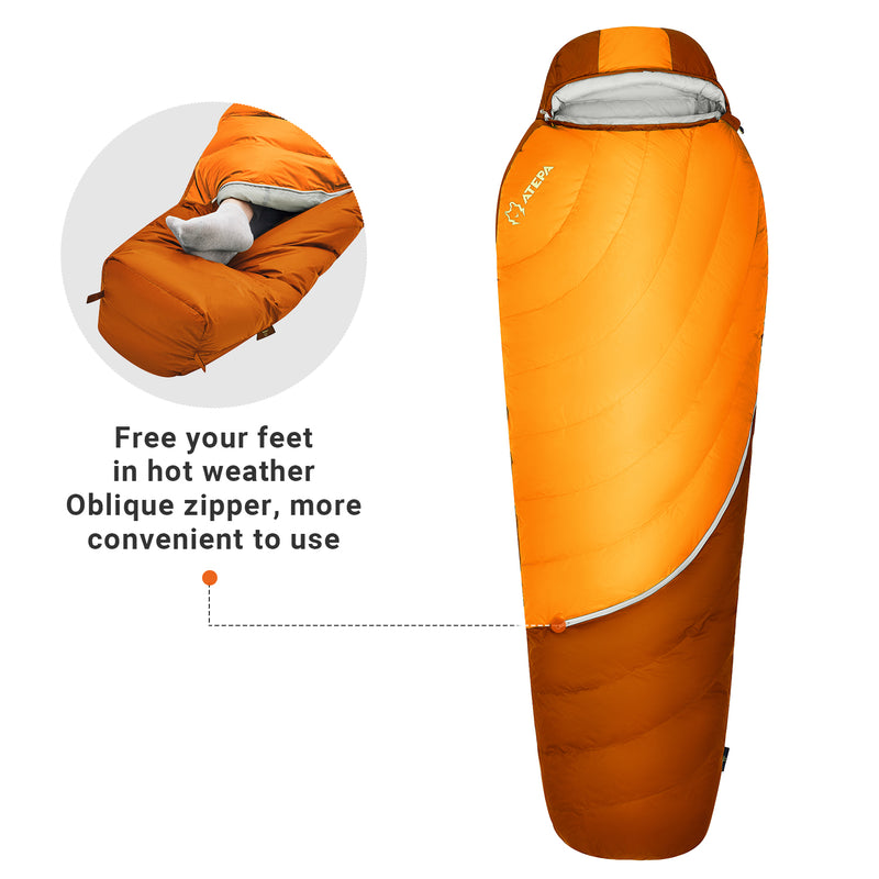 Load image into Gallery viewer, ATEPA DENALI 340L Down Sleeping Bag-Mummy