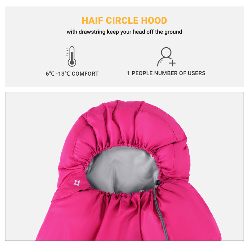 Load image into Gallery viewer, KingCamp Oasis 300 Sleeping Bag-Envelope With Hood