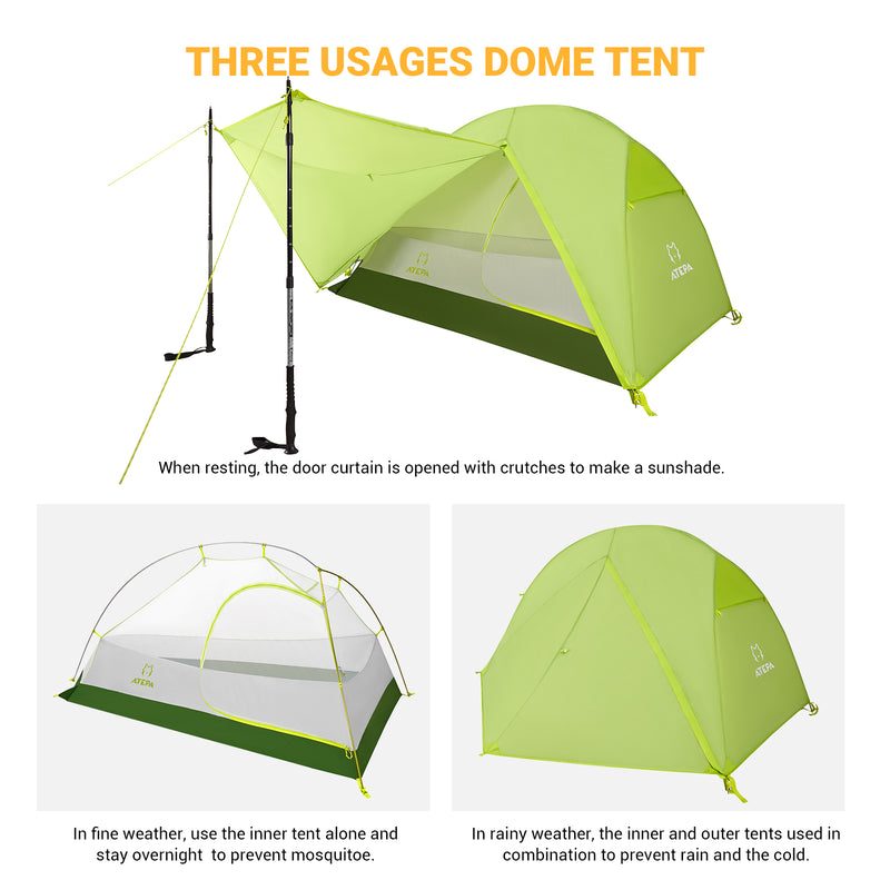 Load image into Gallery viewer, ATEPA Hiker 1-person Backpacking Tents