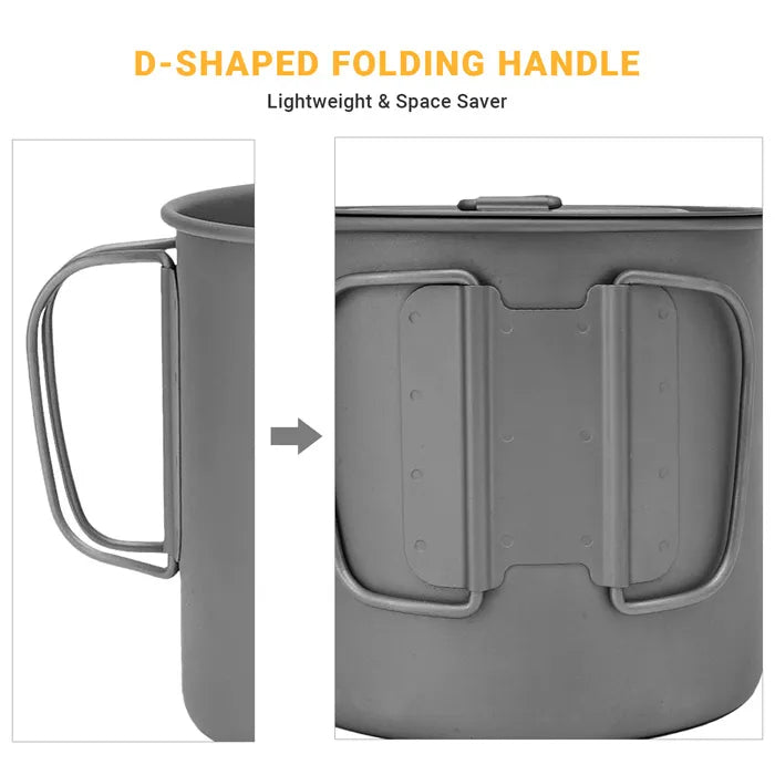 Load image into Gallery viewer, Cook'n'Escape 1100ml Titanium Soloist Titanium Pot