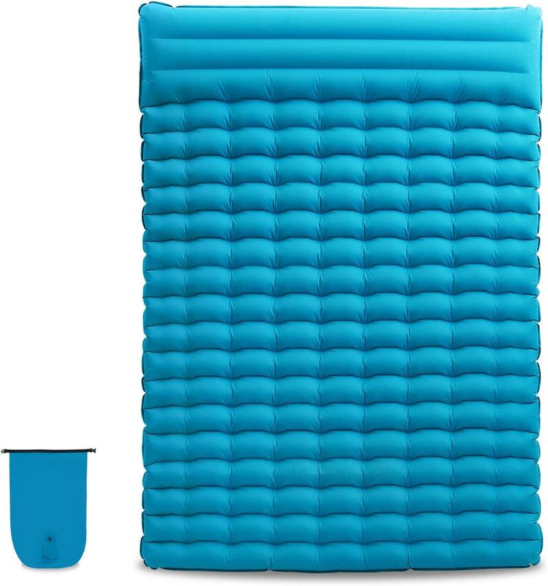 Load image into Gallery viewer, Double Sleeping Pad With Built-In Pillow