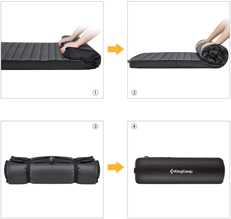Cargue la imagen en el visor de la galería, KingCamp PREMIUM SINGLE Self Inflating Sleeping Pad